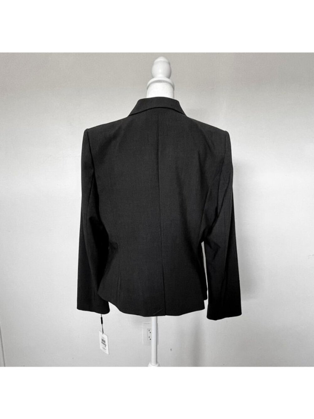 Calvin Klein Womens Sz 12 Gray Blazer Classic Office Going Out Ivy Style Capsule - Picture 4 of 14